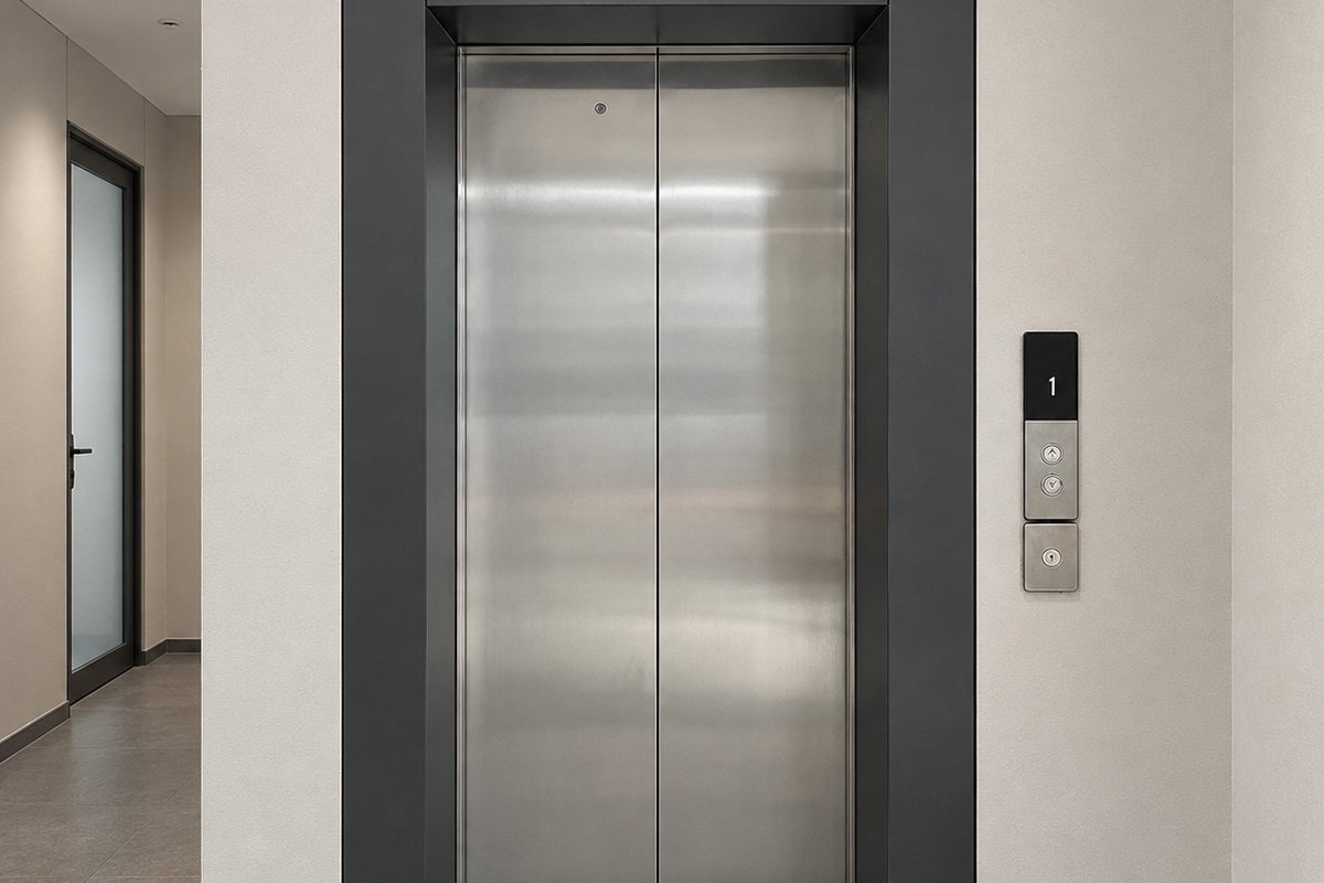 FEIYA 1150 kg passenger elevator installed in an office building