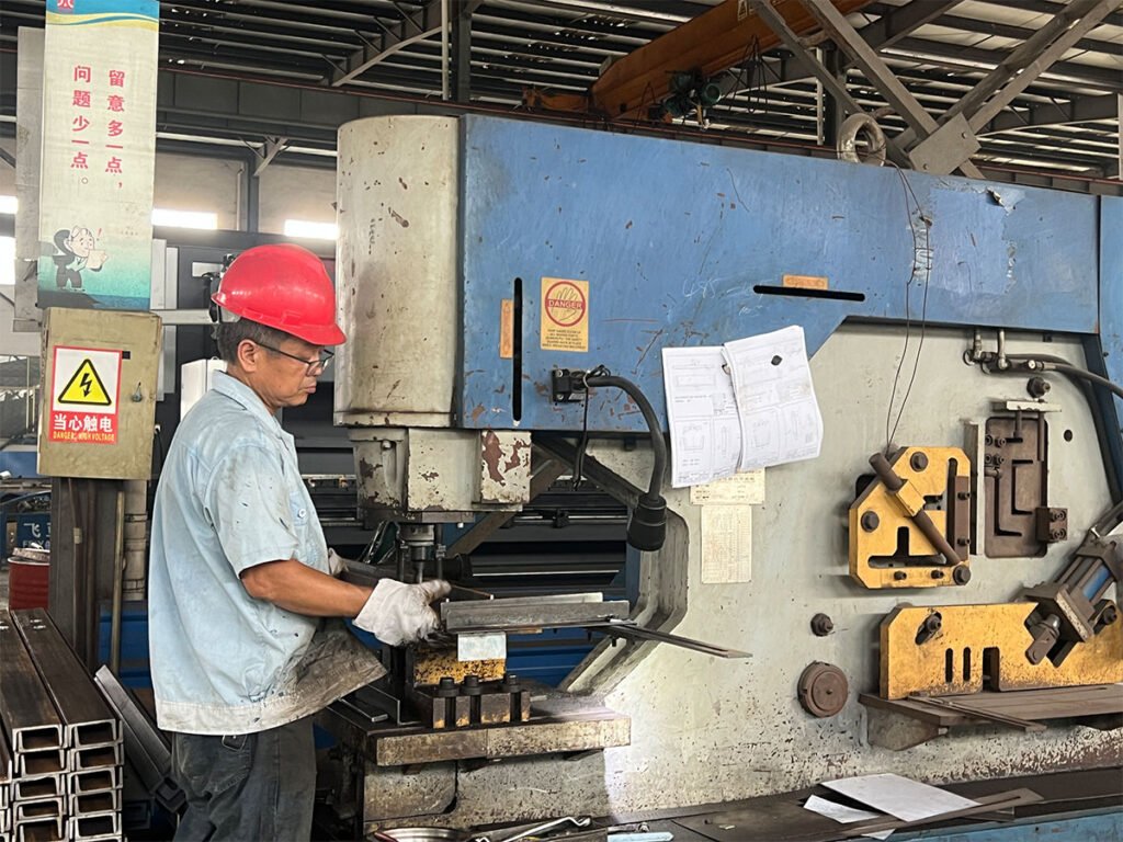 FEIYA villa elevator component processing at the manufacturing facility